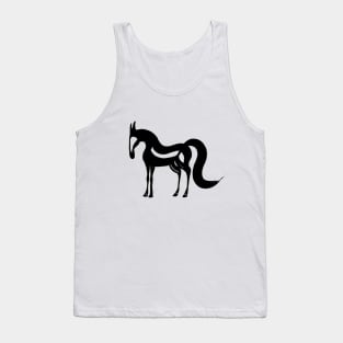 The Essence of a Horse (Black and White) Tank Top